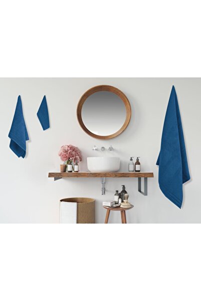 Baveno 100% бавовна, 6-предметний набір кухонних рушників / рушників для рук і обличчя / рушників для ванної кімнати Hürsan Saphir