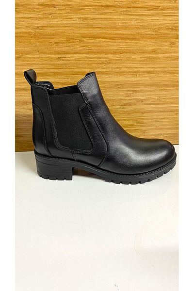 Scavia Elastic Genuine Leather Orthopedic Short Boots