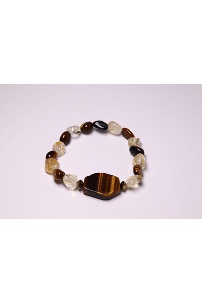 CessNova Certified Natural Stone Bravery and Success Bracelet