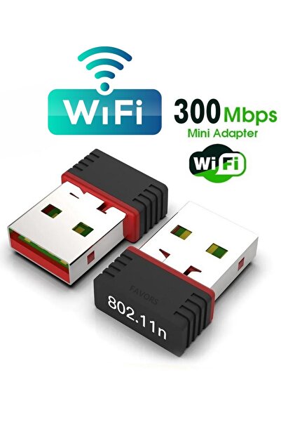 MEGAMUS Usb Wifi Adaptörü Kablosuz İnternet Alıcı Ağ Kartı Masaüstü Bilgisaya...