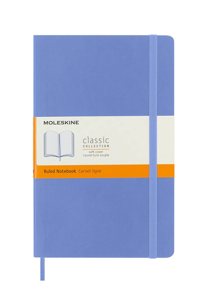 Moleskine دفتر ملاحظات كلاسيكي كبير 13x21 سم غطاء ناعم مخطط 240 ورقة