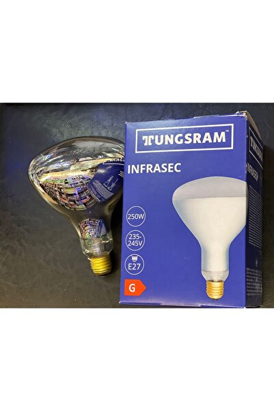 OKYANUSAYD 250 WATT ŞEFFAF CAML İNFRARED ISI VEREN AMPUL