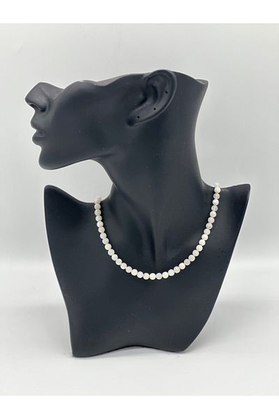 Hobimos 100% Natural Stone Necklace Moon Stone