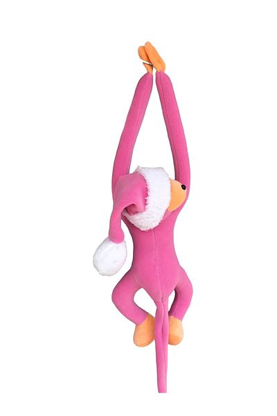 UgurToyss Pink Smurfette Hat Plush Toy Monkey 70 cm