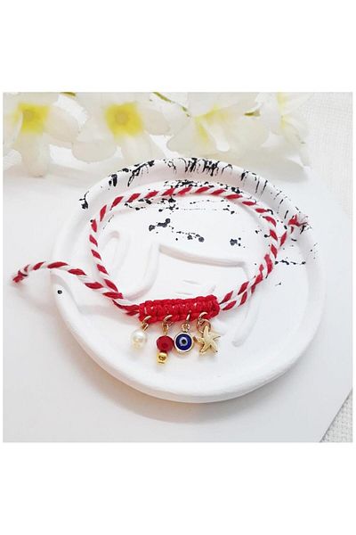 Bijustore Evil Eye Beaded & Star Women's Martenchia Bracelet