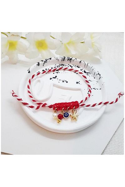Bijustore Evil Eye Beaded & Star Women's Martenchia Bracelet