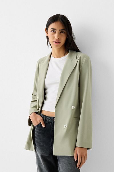 Bershka REgular Fit Blazer Fiyat Yorumlar Trendyol