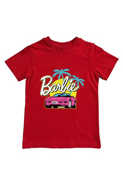 Barbie Children's Summer T-Shirt - Printed, Cotton Combed