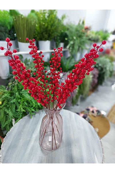 lolipophobi Kokina Branch, Kokina, 2 Pieces Artificial Kokina, Artificial Flower, Decor, New Year