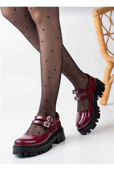 Scoperta Daily Banded Casual Patent Leather Women's Shoes