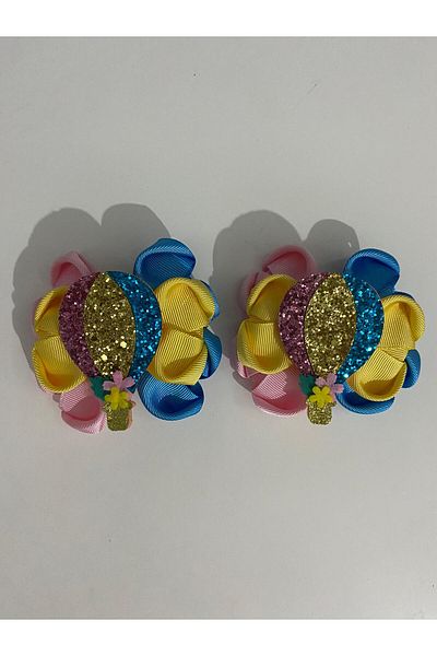 Stil Tasarım Toka Colorful Shiny 2-Piece Buckle with Balloons