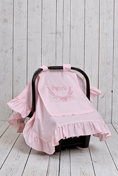 JUNİPERUS Fırfırlı Kişiye Özel Nakışlı Puset Örtüsü