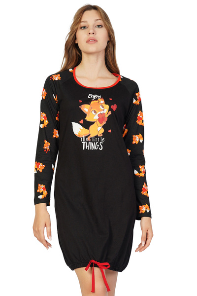 VİENETTA Pamuklu Uzun Kol Buzgulu Gecelik
, 105114