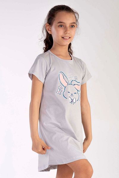 VİENETTA Cotton Girl's Short Sleeve Nightdress