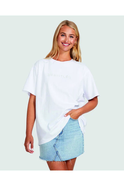 HOFFNUNG Unisex Μπλουζάκι Over Size - Μπλούζα με Στρογγυλή Λαιμόκοψη, Boyfriend Κοπής