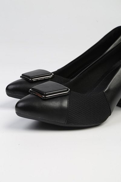 Pierre Cardin ® |   PC-53099- 3592 Black Skin-Pantofi cu toc pentru femei