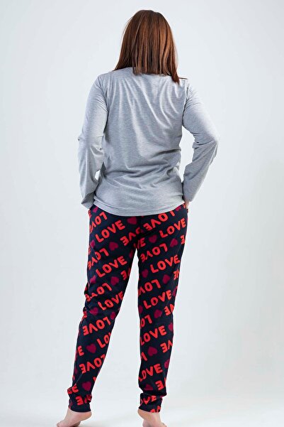 VİENETTA Pamuklu Büyük Beden Uzun Kol Pijama Takım
, 201076
