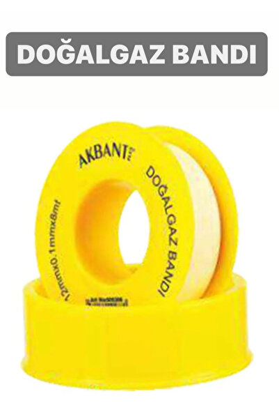 Akbant DOĞALGAZ KOMBİ TEFLON BANDI TESİSAT SIZDIRMAZLIK BANDI