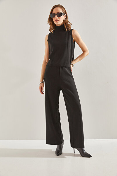 Bianco Lucci Női rövid ujjú blúz kötöttáru felső és alsó készlet