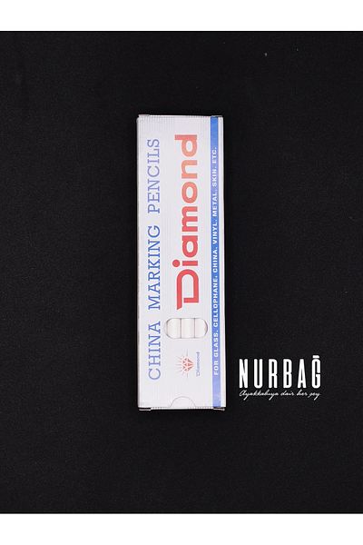 NURBAĞ DOKUMA DIAMOND COLORED LEATHER PENCIL WHITE AQ700