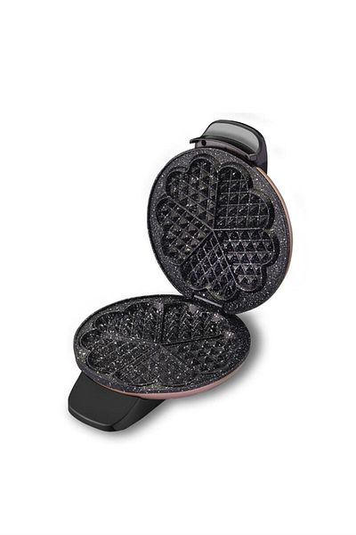 KORKMAZ Mia Black Waffle Maker