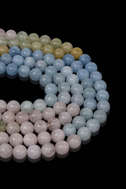 Dünya Doğal Taş Piatra Morganit de 8 mm Seria A