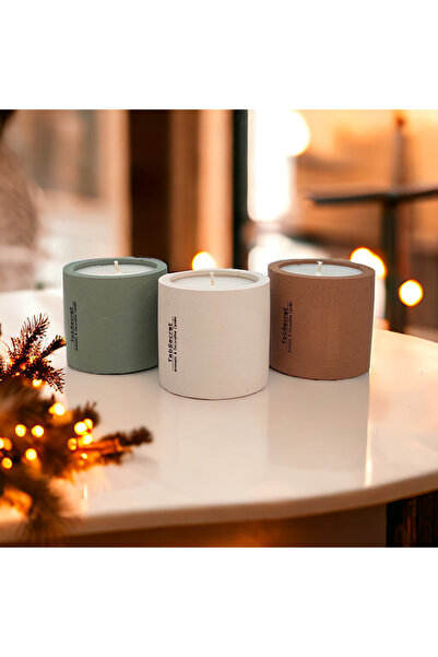 TabSecret Candle Bolluk Ve Bereket / Tarçın Ve Elma Aromaterapi 3'lü Meditasy...