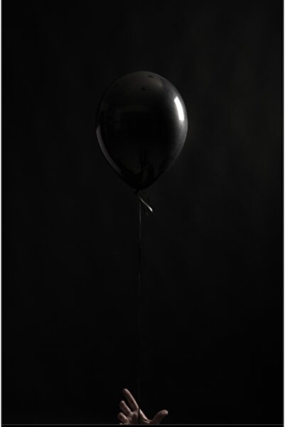 Deniz Party Store Pastel Black latex balloon 12 inch 10 pcs