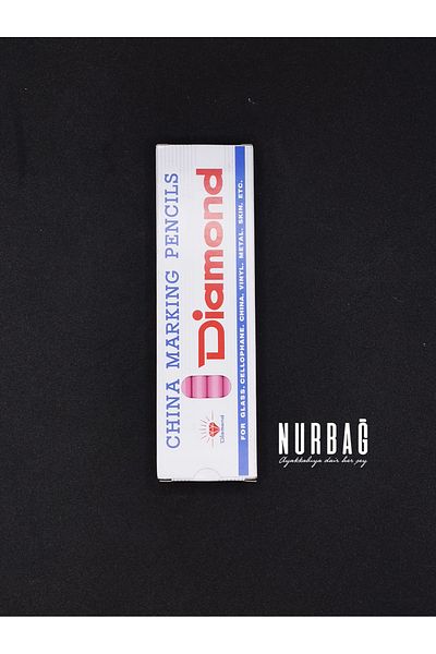 NURBAĞ DOKUMA DIAMOND COLORED LEATHER PENCIL PINK QI008
