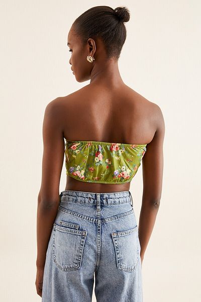 Quincey Γυναικείο Crop Top Bustier