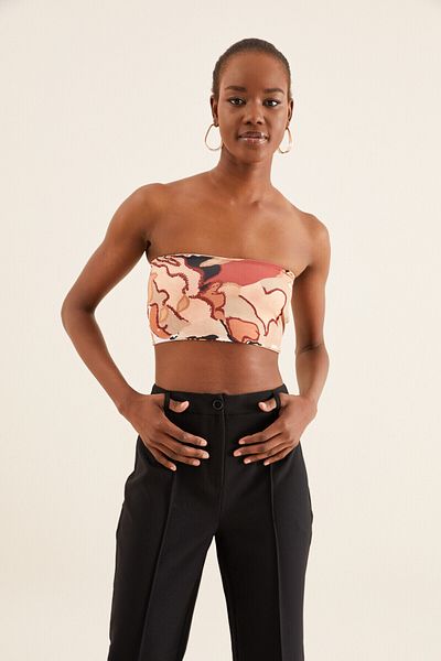 Quincey Γυναικείο Crop Top Bustier