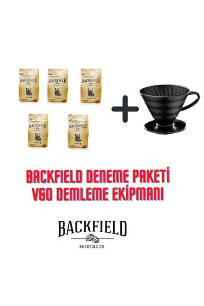 . Filtre Kahve Deneme Paketi 85grx5 Adet + V60 Demleme Ekipmanı