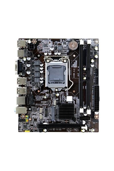 TURBOX H55m Intel H55 1333 Mhz Ddr3 مقبس 1156 Matx اللوحة الأم