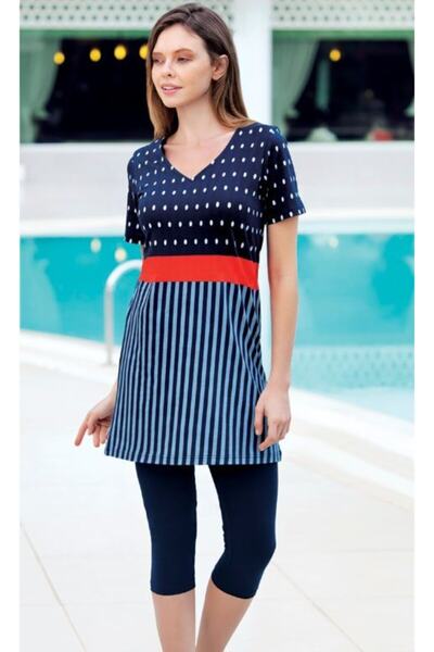 Free Angel Navy Blue Modal Women's Tights Set