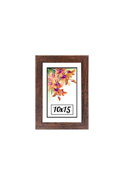 ÖZCANLAR ÇERÇEVE Gift Frame Home Home Office Picture Frame Desktop 10x15 Walnut
