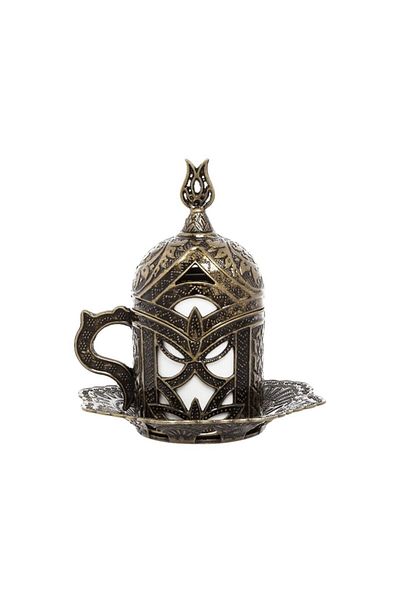 BAZAAR 4 كوب قهوة شهزاد بزخارف عثمانية