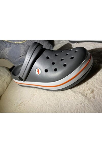 Akınal Bella Unisex Gray Crocs Slippers