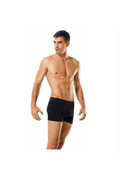 Tutku Boxeri negri din elastan Lycra pentru bărbați, pachet de 4