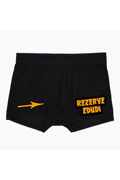 modacix Muški crni tekst Štampano bokserice