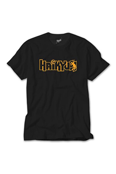 Z zepplin Unisex Μαύρο T-Shirt Haikyu