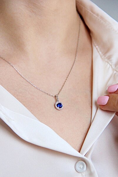 Argentum Concept 925 Ayar Gümüş Zirkon Taşlı Kolye - N093601