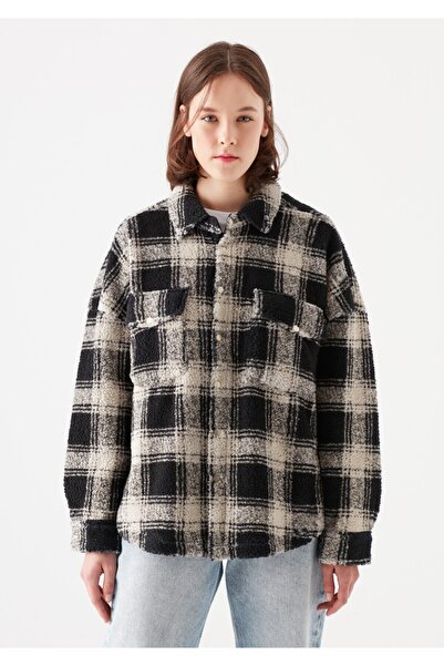 Mavi Siyah Kareli Gömlek