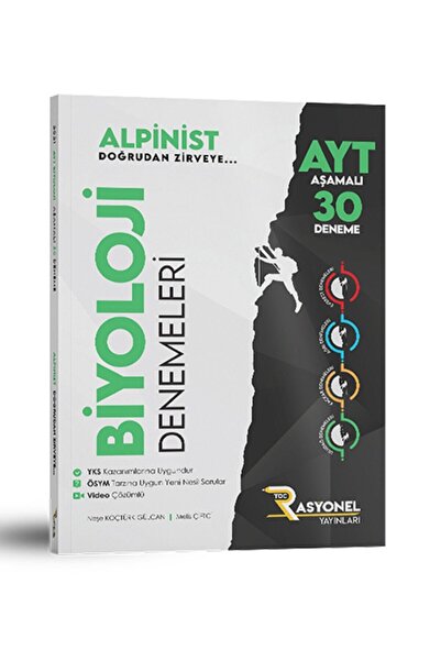 RASYONEL Yayınları Ayt Biyoloji Alpinist Aşamalı 30 Deneme