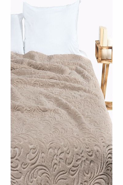 ATLASS HOME Brown Spring Double Blanket