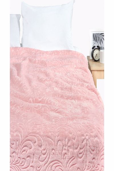 ATLASS HOME Pink Spring Double Blanket