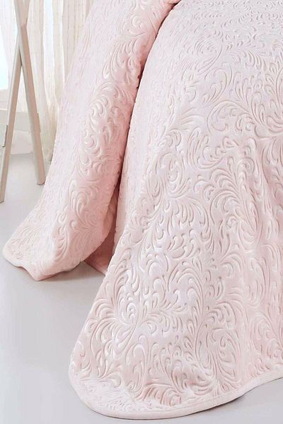 ATLASS HOME Pink Spring Double Blanket