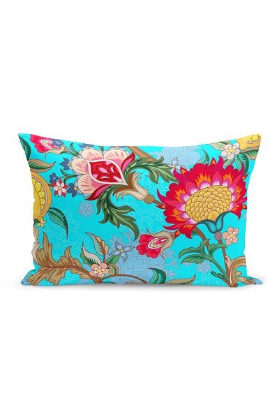 Filamente Double Sided Digital Printing Throw Pillow Cover Flower Garden