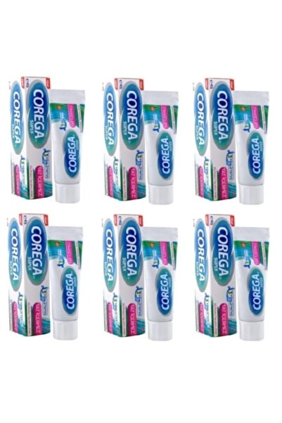 Corega Protez Diş Yapıştırıcı Tat Içermez 40 gr 6 Adet