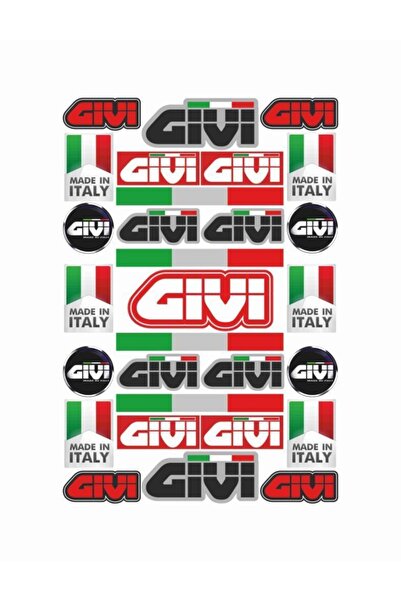 Sticker Market مجموعة ملصقات الدراجات النارية Givi
