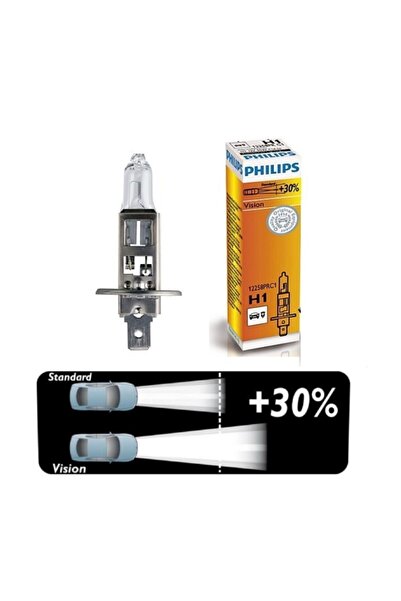 Philips H1 12v 55w Standart Ampul 12258 Prc1 %30 Fazla Işık